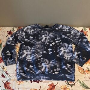 5/$3 Kids Tie-Dye Sweatshirt - Blue